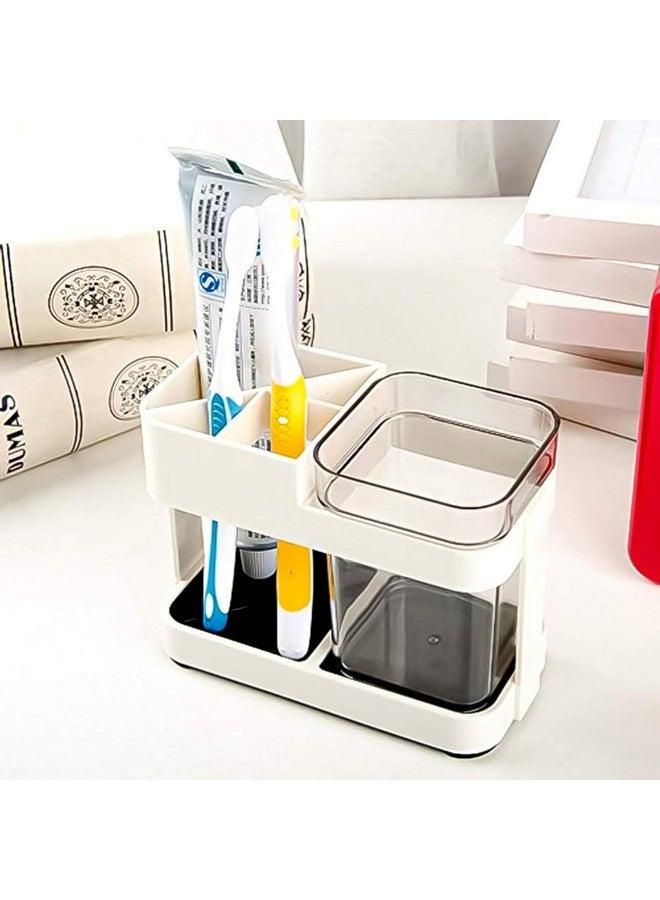 Boniry Toothbrush Holders for Bathroom - Durable and Sturdy Brush Holder, Multipurpose Brush Holder for Bathroom Wall - Perfect for Home Use (1 Cup Holder) - Image 1