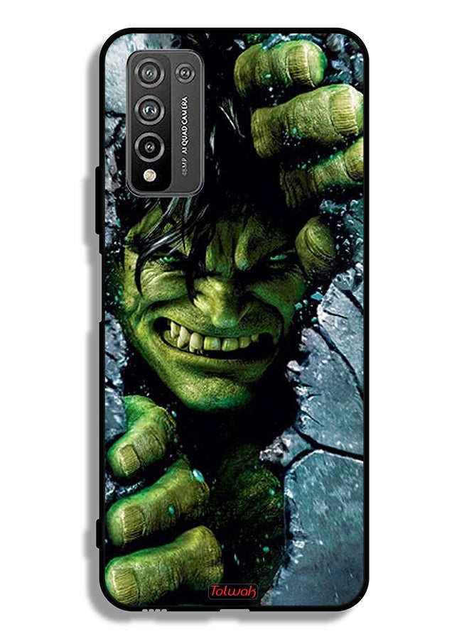 Tolwak Honor 10X Lite Protective Case Cover Incredible Hulk - Image 2
