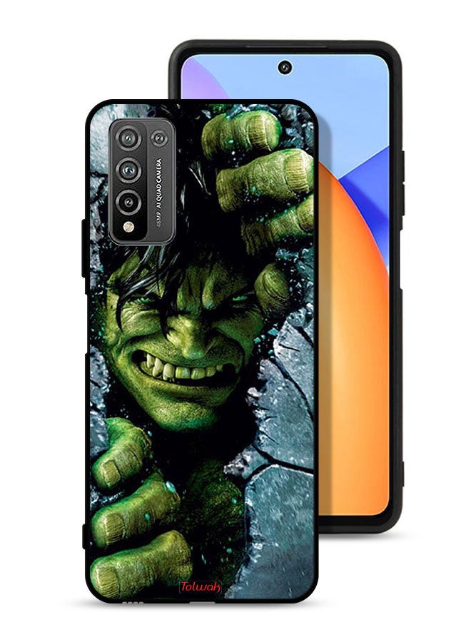 Tolwak Honor 10X Lite Protective Case Cover Incredible Hulk - Image 1