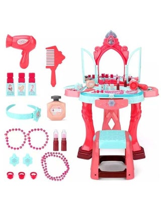 Kids Beauty Set Makeup Kit For Girls With Dressing Table And Chair Mirror Music Pretend Play Toys For Girls Role Play Toys Beauty Set For Kids Girls Kids Make Up Set Toys For Girls 3+Years - pzsku/Z9E7AB8774AD0B1E987B9Z/45/_/1662791366/66033e15-aabf-4764-b51f-c5aca8289e79