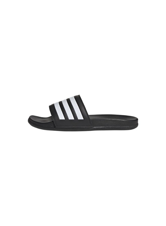 Adidas Adidas Adilette Comfort U Black Sportswear Sandals/Slippers For Unisex  - Image 3