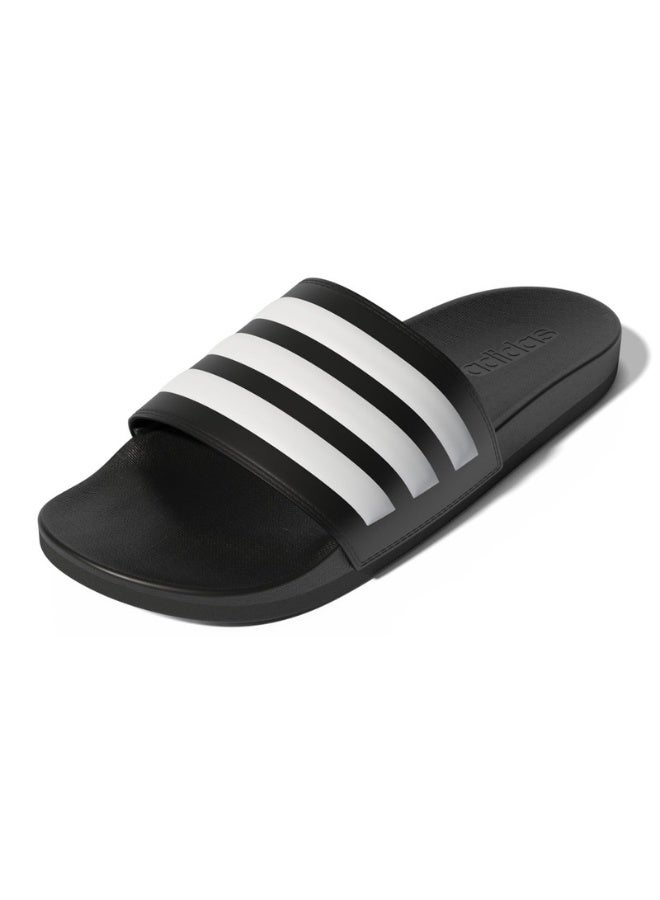 Adidas Adidas Adilette Comfort U Black Sportswear Sandals/Slippers For Unisex  - Image 2