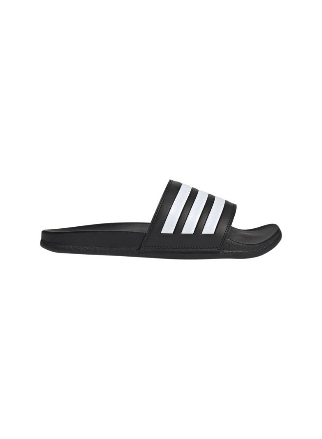 Adidas Adidas Adilette Comfort U Black Sportswear Sandals/Slippers For Unisex  - Image 5