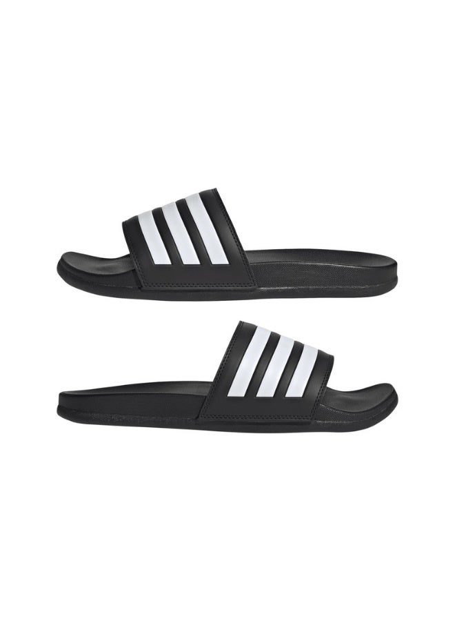 Adidas Adidas Adilette Comfort U Black Sportswear Sandals/Slippers For Unisex  - Image 1
