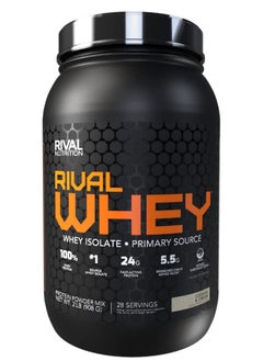 Rivalus Rivalwhey - Cookies And Crème 2Lb - 100% Whey Protein, Whey Protein Isolate Primary Source, Clean Nutritional Profile, Bcaas, No Banned Substances, Made In Usa