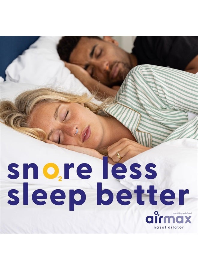 AIR MAX Unisex Classic Nasal Dilators Trial Pack - Anti Snoring Device for Men and Woman - Improves Airflow - 1 Small - 1 Medium - Image 5