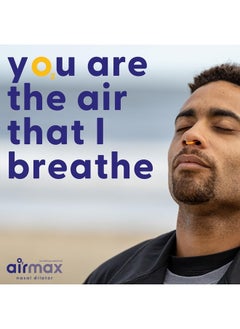 AIR MAX Unisex Classic Nasal Dilators Trial Pack - Anti Snoring Device for Men and Woman - Improves Airflow - 1 Small - 1 Medium  - Image 3