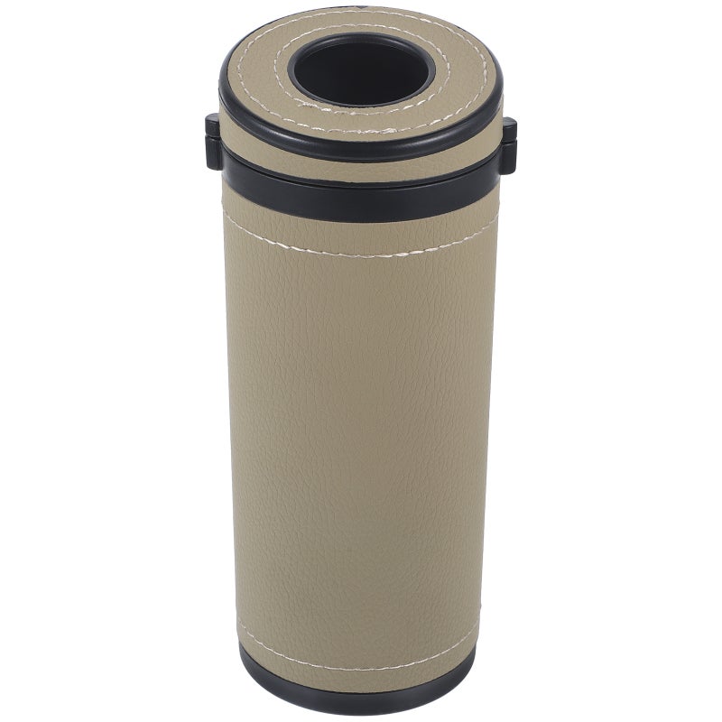 1Pc Car Round Tissue Box Holder Napkin Dispenser Tissue Paper Storage Container - Image 1