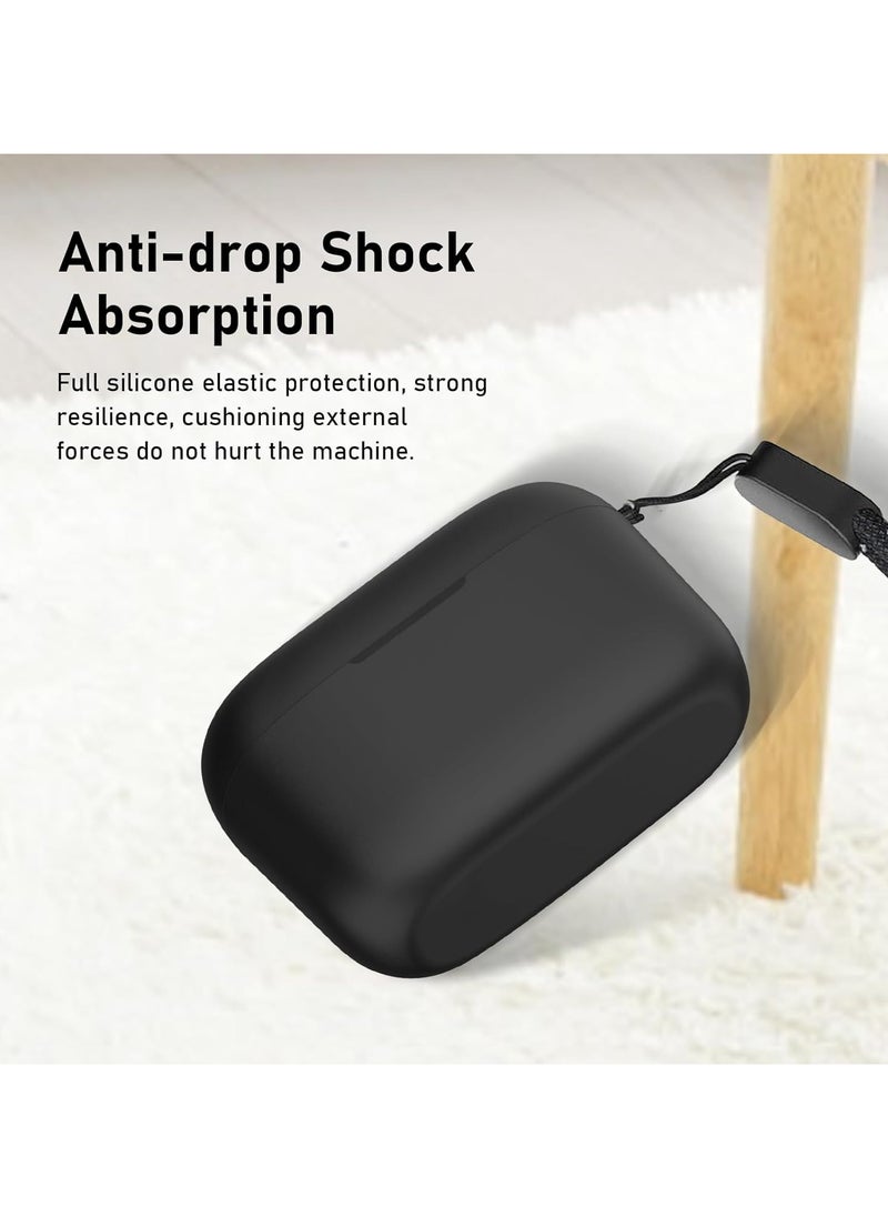 Generic Earphone Protective Case Suitable For Anker Soundcore A20i Cover Shockproof Shell Washable Silicone Housing Anti Dust Sleeve Frame (Black)  - Image 2