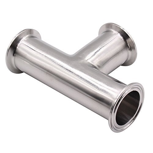 DERNORD Clamp Tee 3 Way Stainless Steel 304 Sanitary Fitting Fits 1.5" Tri-clamp, 38mm Pipe OD - Image 4