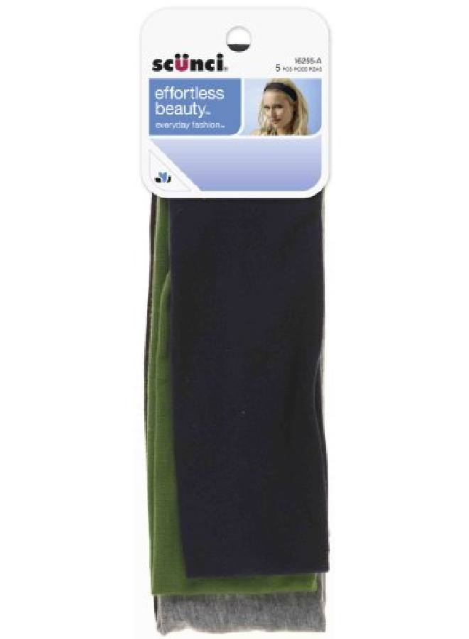 Scunci Effortless Beauty Wide Stretch Basic Headwraps - Image 2