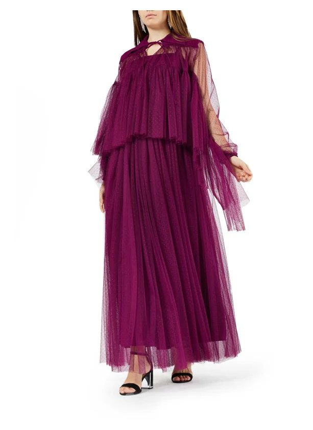 Amri Tulle Long Dress