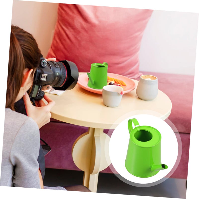 Mini Green Watering Can Lightweight Portable Desktop Decor For Home Office Hotel - Image 3