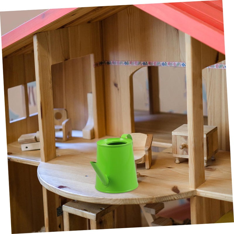 Mini Green Watering Can Lightweight Portable Desktop Decor For Home Office Hotel - Image 4