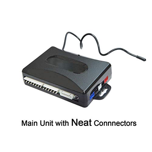 BANVIE Universal Car Security Alarm with Keyless Entry System, 2 Remote Transmitters, 6-Tone Siren, Shock Sensor, Central Locking Automation - Image 3