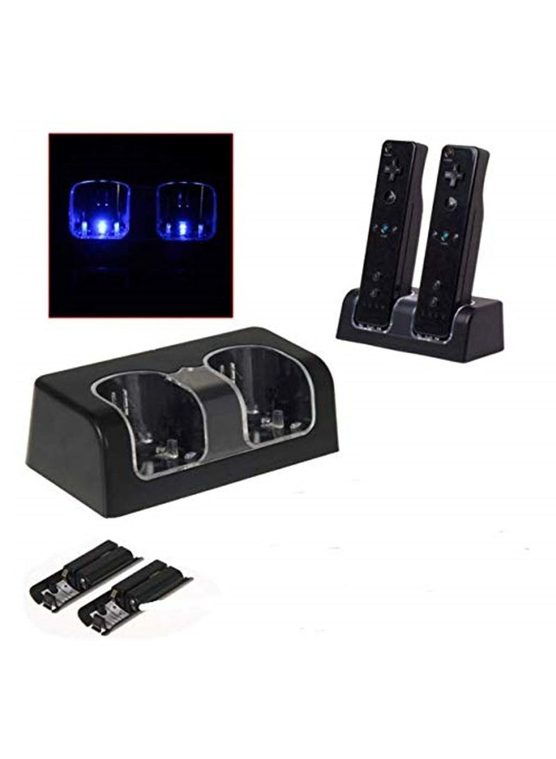 وي يو واي فاي عن بعد شاحن 2 في 1 محطة شحن مع 2 حزمة بطارية قابلة للشحن - Image 4