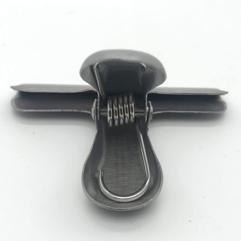 MYYZMY 8 Pack Metal Chip Clips, 3 Inch Wide Stainless Steel Heavy Duty Food Bag Clips, Black - Image 4