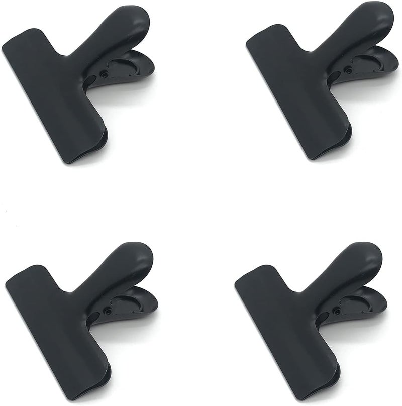 MYYZMY 8 Pack Metal Chip Clips, 3 Inch Wide Stainless Steel Heavy Duty Food Bag Clips, Black - Image 5