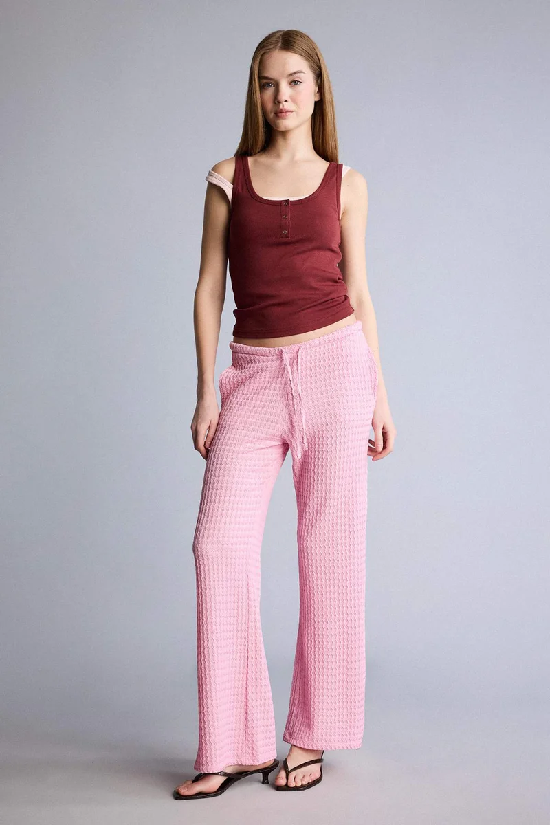 DeFacto Wide Leg Normal Waist With Pockets Trousers