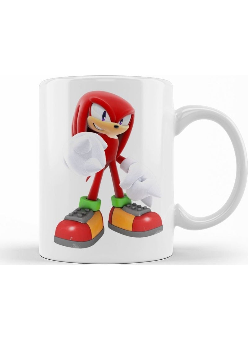 Baskı Dükkanı Print Shop Knuckles the Echidna Sonic Mug Porcelain 