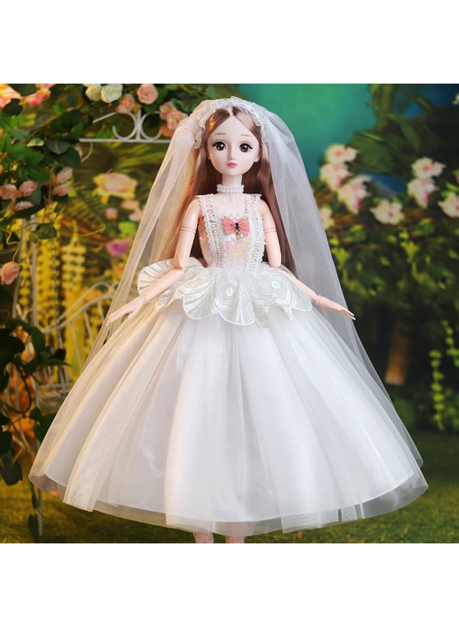#60cm Doll Size Dress Up Princess Suit Talking Toy Girl Doll Birthday Gift-Color:60cm 【winkable】 Susan Na-Height:Music Version (send Gift Package B) Gift Box - Image 1