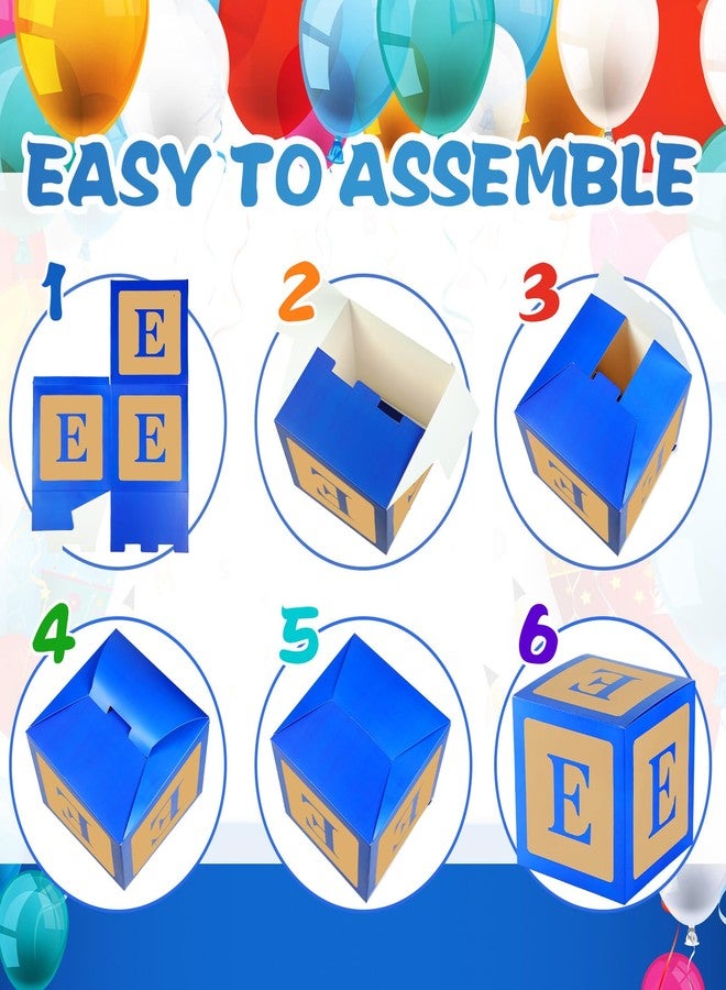 Zhanmai 3 Pcs Toy Inspire Party Decorations ONE Balloon Boxes for Toy Theme 1st Birthday Party Decorations Balloon Boxes for Inspire First Birthday Baby Shower Supplies - Image 4