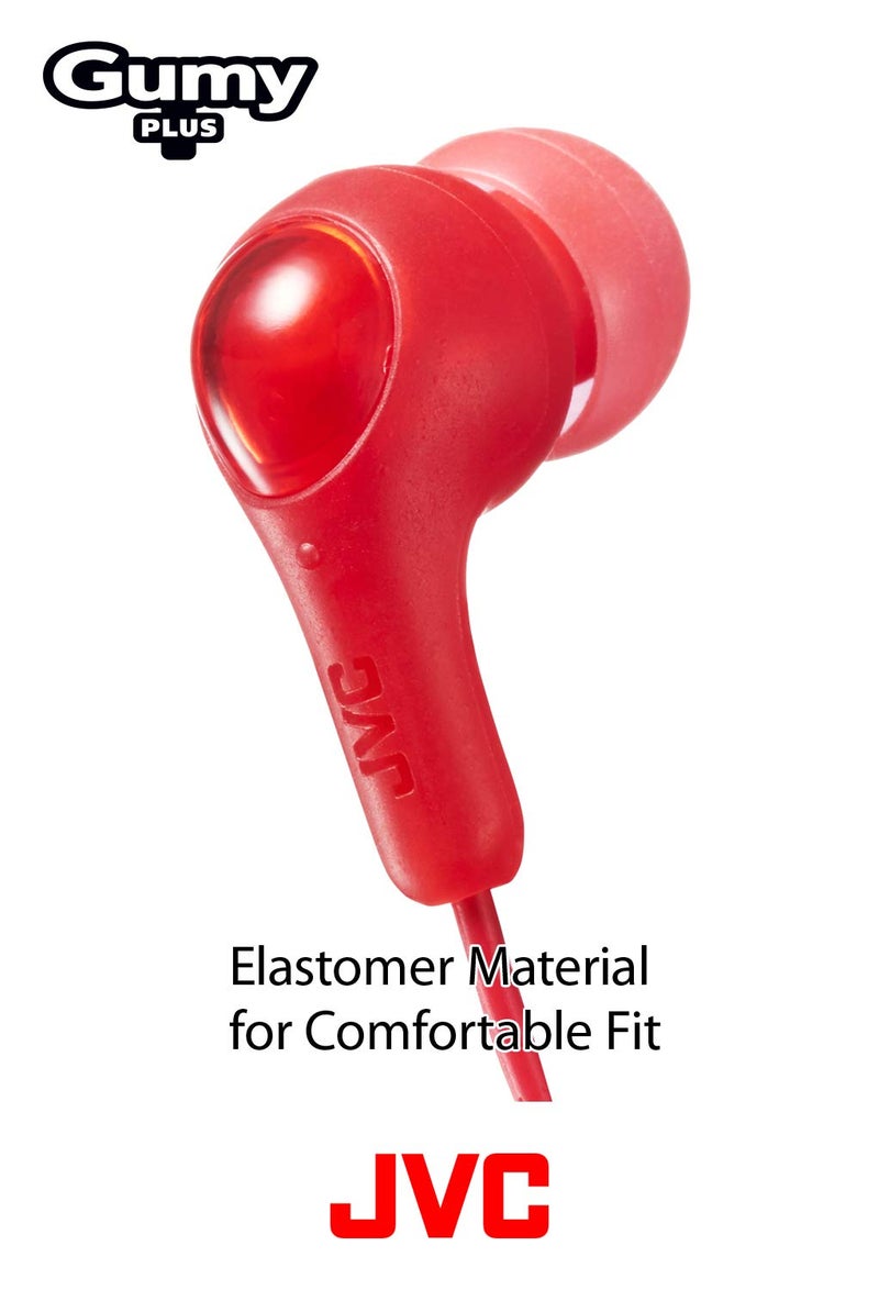 JVC Gumy in Ear Earbud Headphones, Powerful Sound, Comfortable and Secure Fit, Silicone Ear Pieces - HAFX7B Black, Small - Image 4