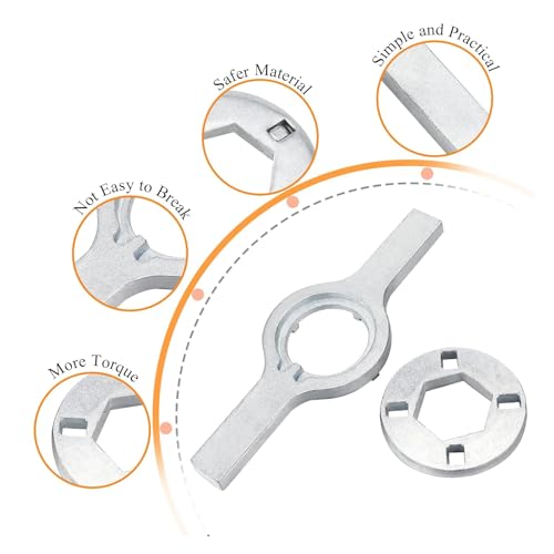 Blutoget TB123A Washer Spanner Wrench - Replacement for GE Whirlpool Washing machine - 1-11/16 Inch tub nut wrench -Replaces TB123A TB123B ERTB123A AP6832671 AP4503397 - Image 2