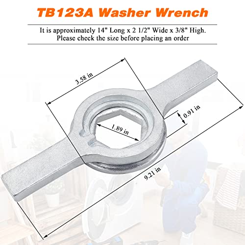 Blutoget TB123A Washer Spanner Wrench - Replacement for GE Whirlpool Washing machine - 1-11/16 Inch tub nut wrench -Replaces TB123A TB123B ERTB123A AP6832671 AP4503397 - Image 5