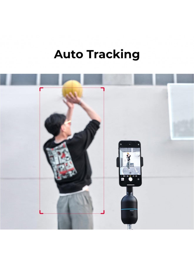 OBSBOT Me AI-Powered Phone Mount, Auto-Tracking Phone Mount with Wide-Angle Sensing Camera, Content Creation Kit for Vlogging, Streaming and Video Calls - Image 2