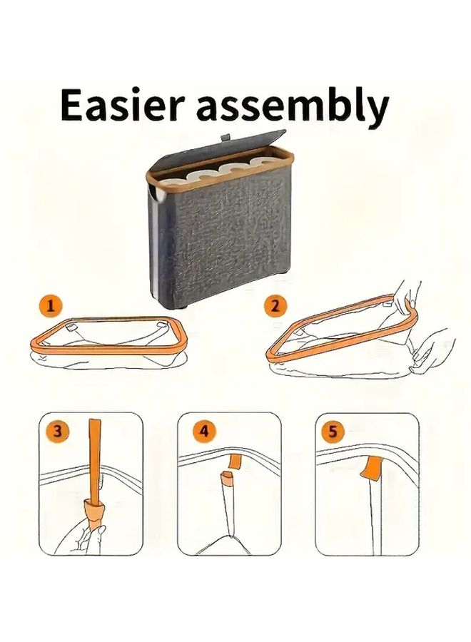 غطاء حامل ورق التواليت القابل للقلب، سعة كبيرة، وردي فاتح، متعدد الاستخدامات للتخزين في المنزل والحمام والمطبخ، هدية للعطلات - Image 5