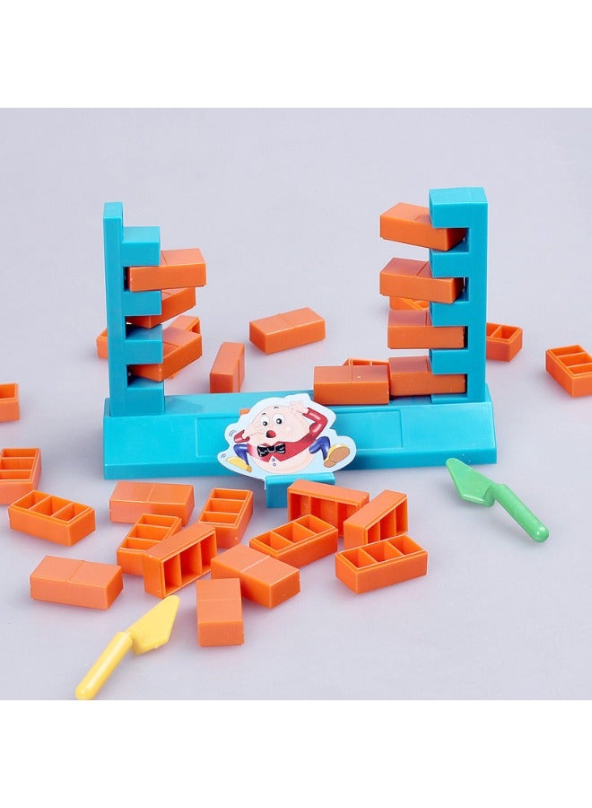 707 Games Brick Wall Game, Push Brick Wall Game, Brick Wall Building Blocks Sort Stack Game, Fun Family Game for Boys and Girls, Develop Skills and Strategy, Family Board Game for 3+ Ages - Image 4