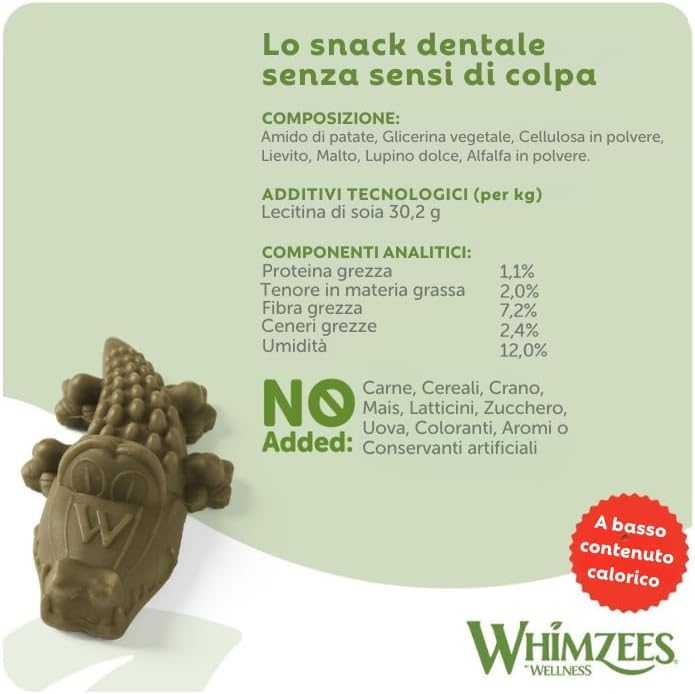 ويمزيس Dog Dental Treats Alligator 12pc 390g - Image 5