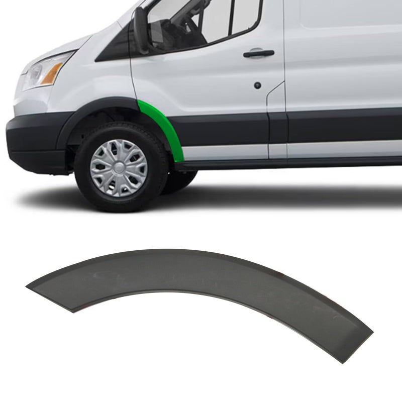 Copgge Front Left Door Fender Flare Molding Trim Wheel Arch Molding Compatible with Ford Transit 150 250 350 350HD 32L 35L 37L 2015 2016 2017 2018 2019 BK3Z61278L01BC
