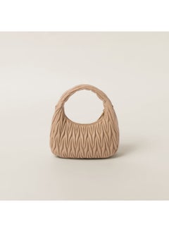 MIU Miu wander matelass soft leather hobo underarm bag women's handbag  - Image 5