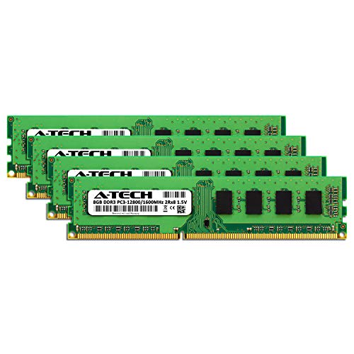 A-Tech 32GB (4 x 8GB) RAM for Dell XPS 8500, 8700 | DDR3 1600MHz PC3-12800 Non-ECC DIMM Max Memory Upgrade Kit - Image 2