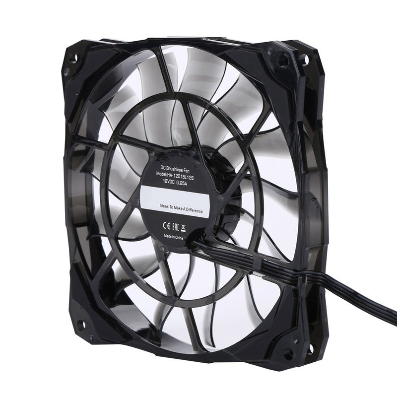 منتدى التبريد المركزي للمعالج بمروحة دقيقة مقاس 12 سم من ID-COOLING النمرة 12015، ذات ارتفاع 12 سم، بمروحات بتقنية PWM ومراقبة للدرجة الحرارية - Image 5