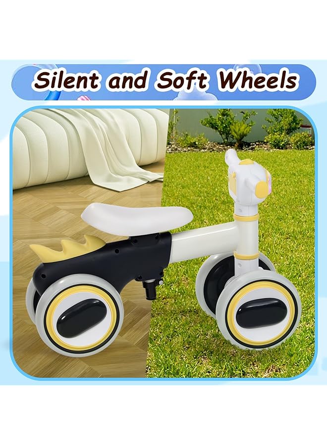 KASTWAVE Baby Balance Bike For 1 3 Years Old Boys Girls 10 36 Month Toddler Balance Bike Cricket Baby Walker Balance Bike With 4 Wheels Toddler First Bike Toddler Bicycle Toy First Birthday Gifts Black - Image 4