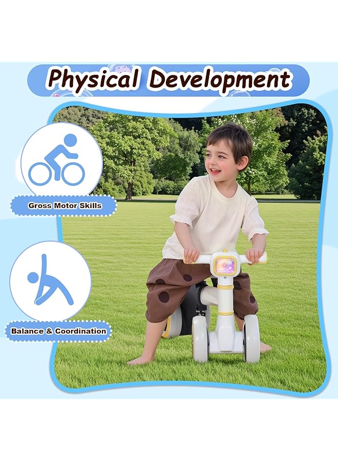 KASTWAVE Baby Balance Bike For 1 3 Years Old Boys Girls 10 36 Month Toddler Balance Bike Cricket Baby Walker Balance Bike With 4 Wheels Toddler First Bike Toddler Bicycle Toy First Birthday Gifts Black - Image 2