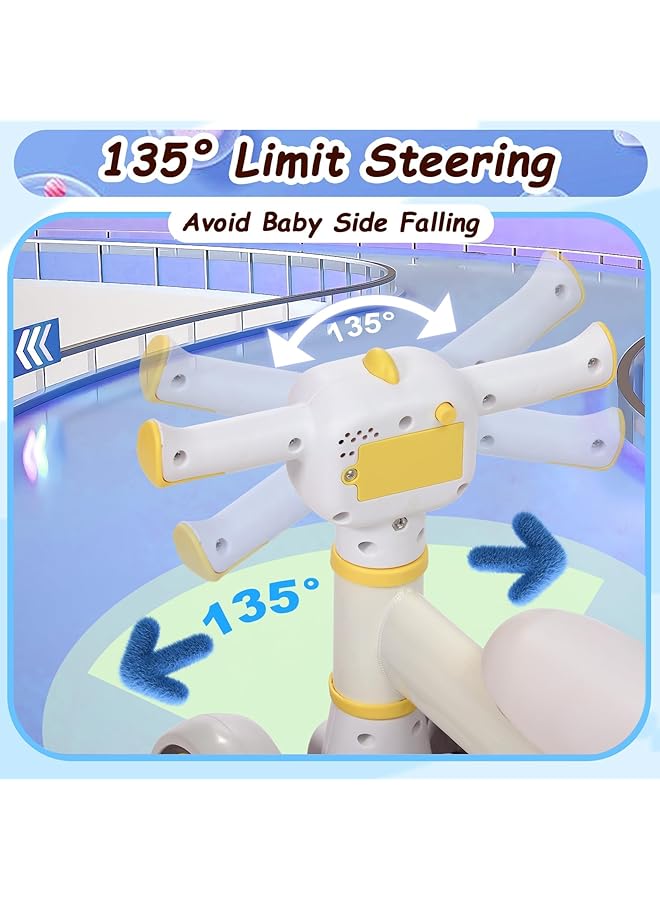 KASTWAVE Baby Balance Bike For 1 3 Years Old Boys Girls 10 36 Month Toddler Balance Bike Cricket Baby Walker Balance Bike With 4 Wheels Toddler First Bike Toddler Bicycle Toy First Birthday Gifts Black - Image 3