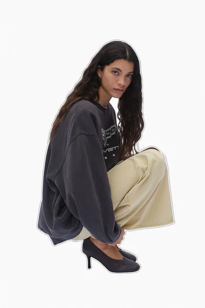 اتش اند ام Oversized printed sweatshirt