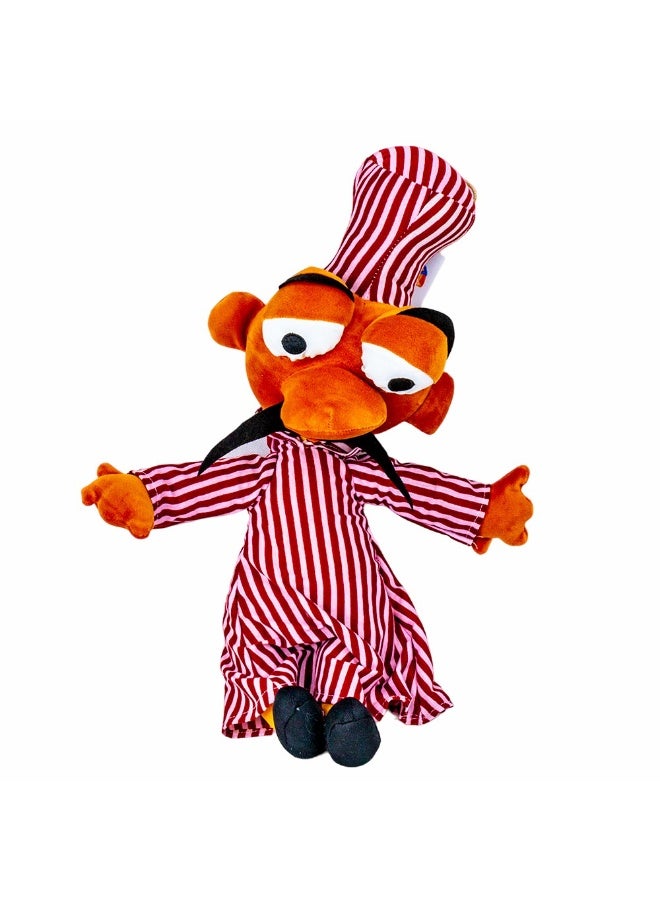 دمية دياستي القطيفة مع ملابس بخطوط بني - 11250