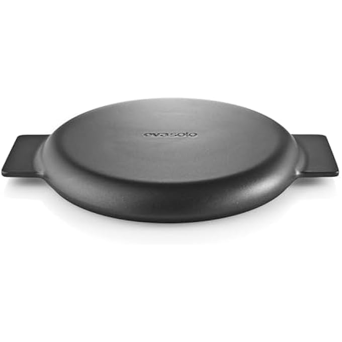 BS Eva Solo 16 Cm Stainless Steel Draining Lid  MultiFunction Strainer Cover For Saucepans  Pots Durable Dishwasher Safe Scandinavian Design Lid Saute Pan 24 Cm - Image 1