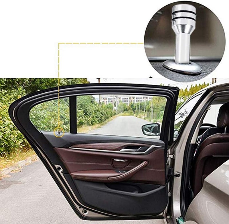 comfrt 2 Pcs Car Lock Knob, Aluminum Interior Door Lock Knob Pull Pins for Car SUV Truck Automobile ( Color : Silver ) Car Door Lock Knobs - Image 5