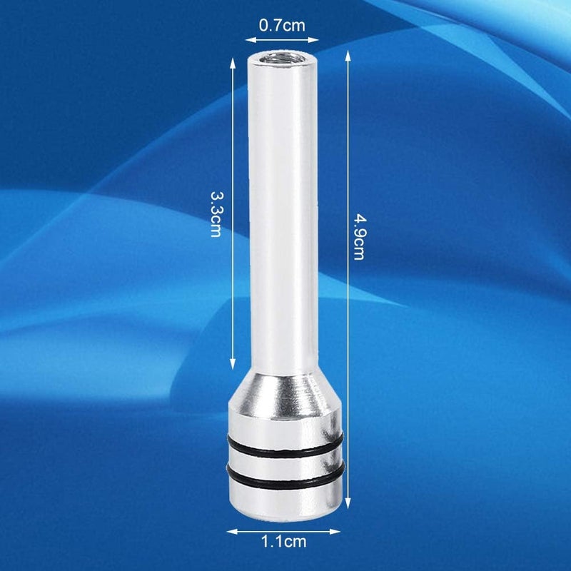 comfrt 2 Pcs Car Lock Knob, Aluminum Interior Door Lock Knob Pull Pins for Car SUV Truck Automobile ( Color : Silver ) Car Door Lock Knobs - Image 3