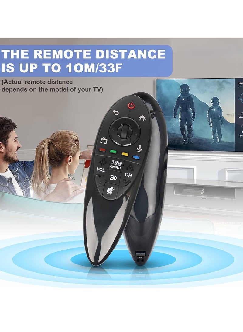 ELTRAZONE Replacement Remote Control for LG 3D Smart TV Model AN-MR500G ANMR500G with battery - Image 5