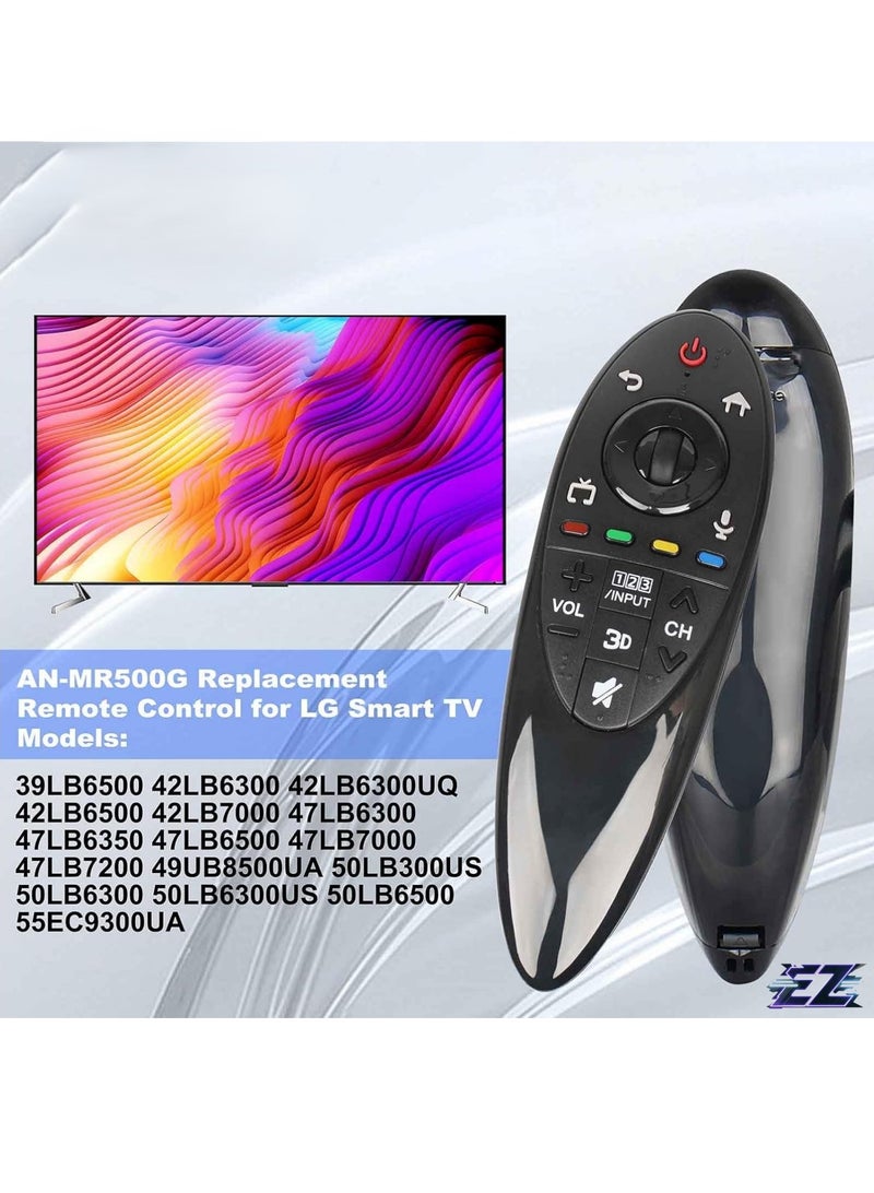 ELTRAZONE Replacement Remote Control for LG 3D Smart TV Model AN-MR500G ANMR500G with battery - Image 2
