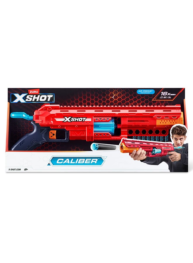 X-Shot Excel Caliber Blaster with 16 Darts - Image 1