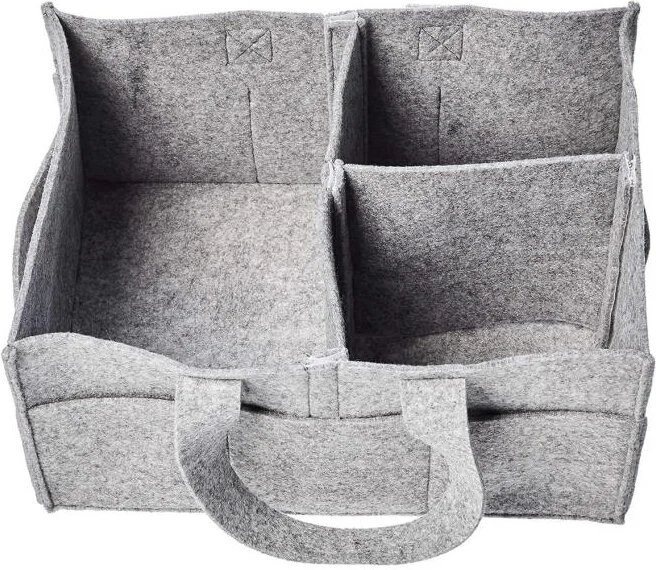Magic Lady Foldable Portable Felt Organizer Bag Gray Color