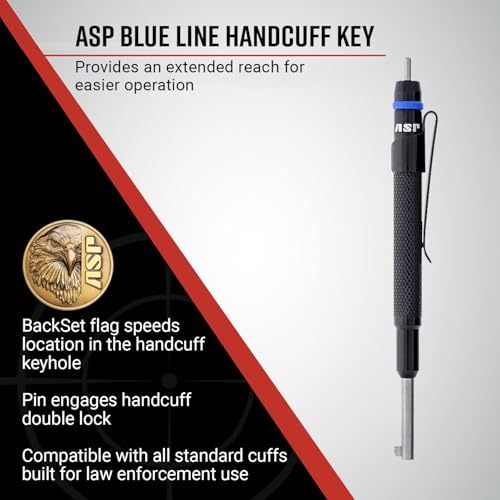 ASP Blue Line Handcuff Key, Security Professional and Police Gear and Equipment - Image 2